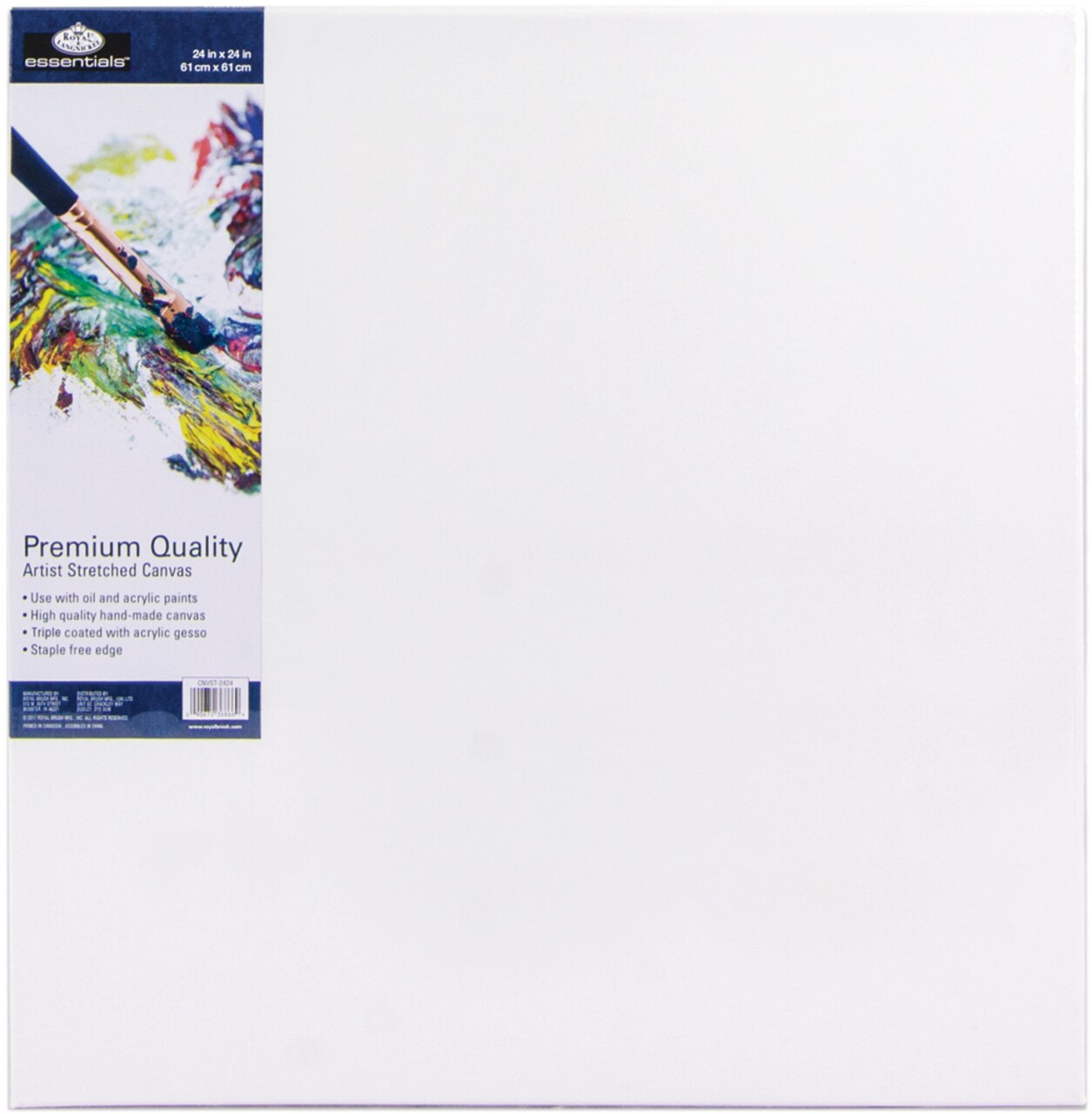 Royal Langnickel essentials(TM) Premium Stretched Canvas-24"X24"